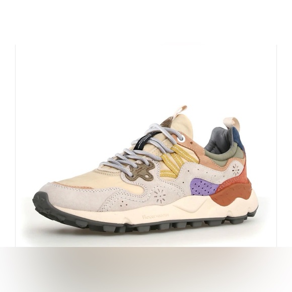 Flower Mountain Shoes - NEW Flower Mountain Yamano 3 Sneakers Beige/Milk/Violet-39